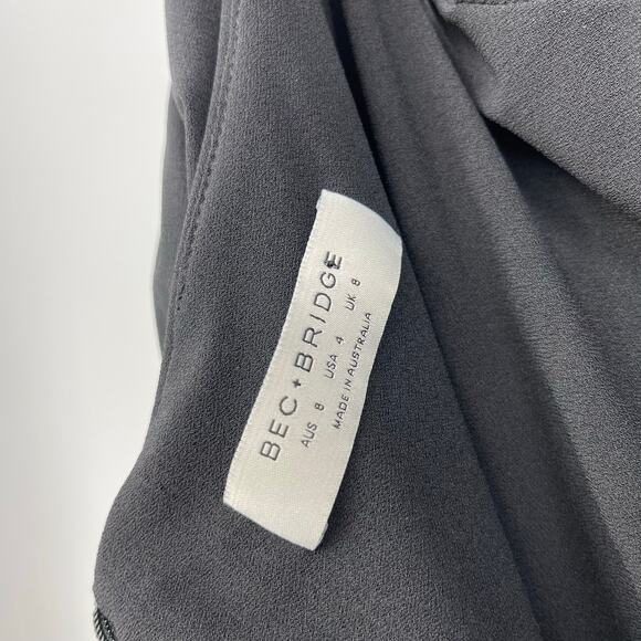 Bec + Bridge | Minx Midi Dress Black Backless Cut Out Maxi 4 - Picture 5 of 13